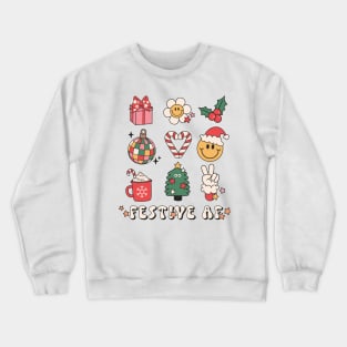 Festive Af Crewneck Sweatshirt